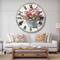 Designart Maison Des Fleurs I Farmhouse Wall Clock